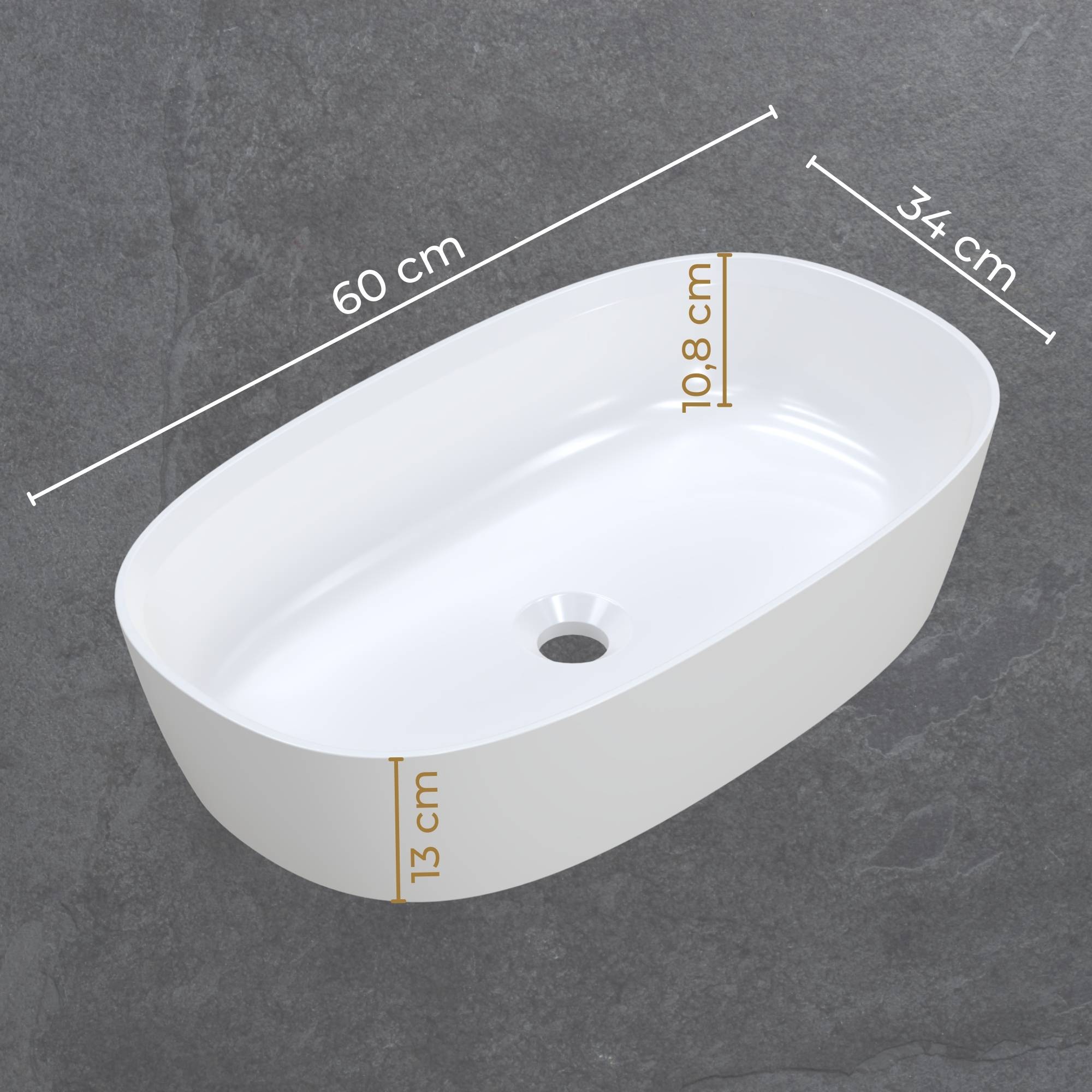 Umywalka LINA WIDE wymiary